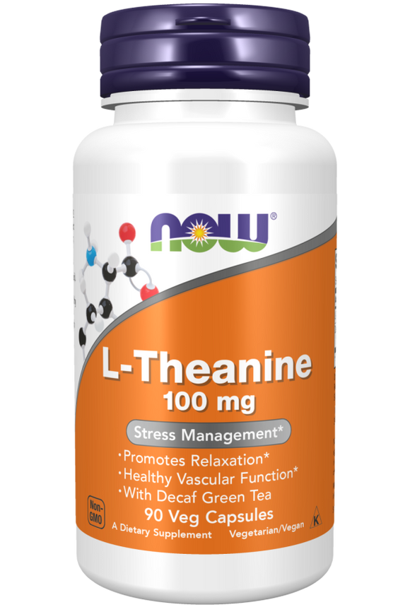 L-テアニン 100 mg90べジカプセルNOW Foods（ナウフーズ）