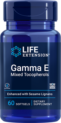 LifeExtension(ライフエクステンション）ガンマE　トコフェロール混合　60ソフトジェル
