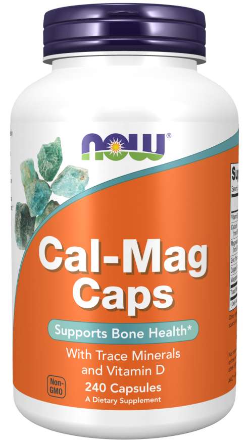 Cal-Mag カルシウム マグネシウム 240カプセル NOW Foods（ナウフーズ）