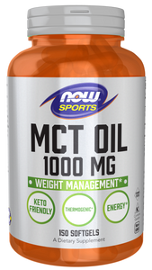 MCTオイル1000mg　150ソフトジェル NOW Foods（ナウフーズ）