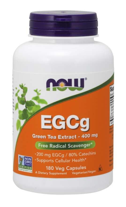 EGCg緑茶抽出物グリーンティーエキス200mg　180ベジカプセル NOW Foods（ナウフーズ）