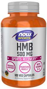 HMB 500 mg 120ベジカプセルNOW Foods（ナウフーズ）