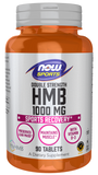 HMB、ダブルストレングス 1000 mg 90タブレットNOW Foods（ナウフーズ）
