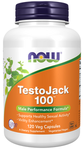 テストジャックTestoJack 100- 120ベジカプセルNOW Foods（ナウフーズ）