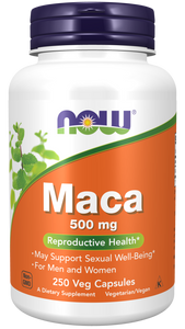 マカ 500 mg　250ベジカプセルNOW Foods（ナウフーズ）