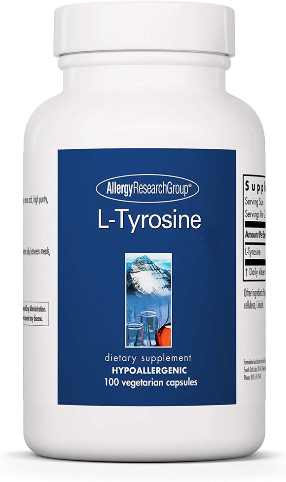 Allergy Research Group , L-チロシン500mg100ベジタリアンカプセル