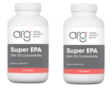 アレルギーリサーチグループ Allergy Research Group スーパーＥＰＡ & DHA フィッシュオイルコンセントレイト　水銀除去済　200ソフトジェル　2ボトルセット