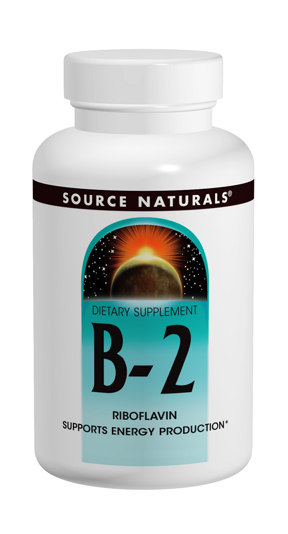 B-2 （ビタミンB2）リボフラビン250タブレットSource Naturals(ソースナチュラルズ）