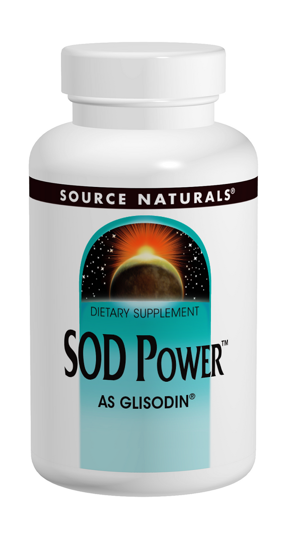 SODパワースーパーオキシドジスムターゼ (グリソジン)250mg60タブレットSource Naturals(ソースナチュラルズ）