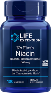 LifeExtension(ライフエクステンション）ノーフラッシュナイアシン　640 mg, 100 カプセル