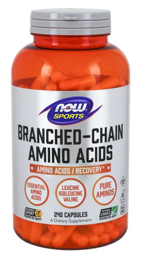 BCAAブランチドチェインアミノ酸240カプセル　NOW Foods（ナウフーズ）