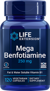 LifeExtension(ライフエクステンション）メガベンフォチアミン250 mg、120ベジタリアンカプセル