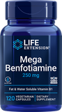 LifeExtension(ライフエクステンション）メガベンフォチアミン250 mg、120ベジタリアンカプセル