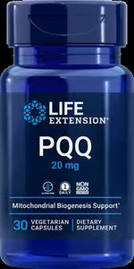 PQQ Caps with BioPQQ (バイオPQQ配合PQQキャップ)20ｍｇ　30ベジタリアンカプセル　LifeExtension(ライフエクステンション）