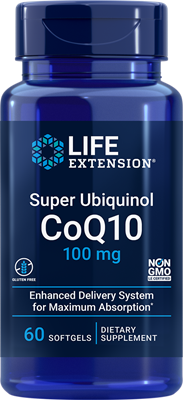 スーパーユビキノールCoQ10 100 mg、60ソフトジェル