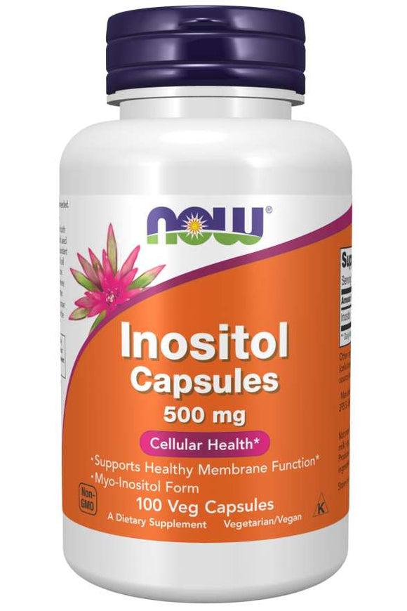 イノシトール500mg 100ベジカプセル NOW Foods（ナウフーズ）
