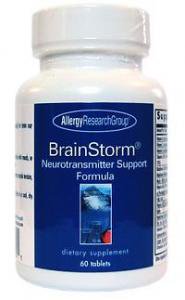 アレルギーリサーチグループ Allergy Research Group ブレインストームBrainStormR Neurotransmitter Support Formula 60 タブレット