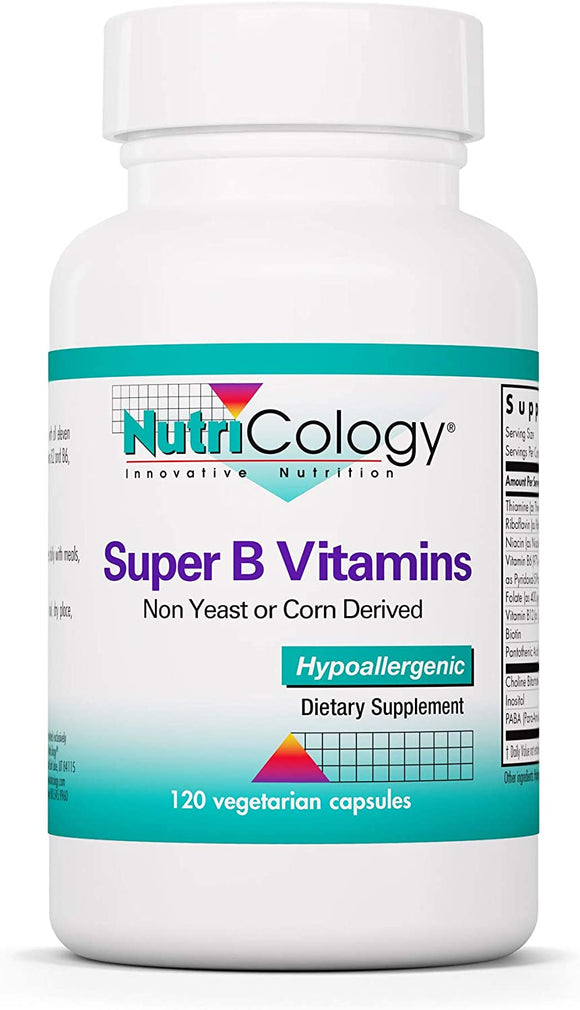 NutriCology（ニュートリコロジー）スーパービタミンB　Super Vitamin B  120ベジタリアンカプセル