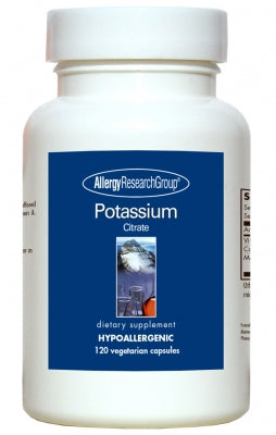 アレルギーリサーチグループ Allergy Research Group カリウム Potassium Citrate 120ベジタリアンカプセル