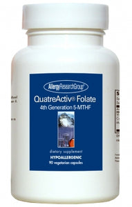 アレルギーリサーチグループ Allergy Research Group QuatreActiv　Folate　葉酸　90ベジタリアンカプセル