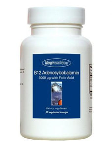 アレルギーリサーチグループ,　B12アデノシルコバラミン60ベジタリアントローチ　ボトル画像