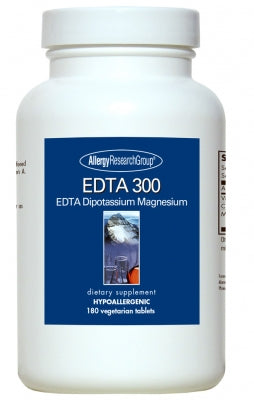 アレルギーリサーチグループ,EDTA 300 EDTA二カリウム、マグネシウム180ベジタリアンタブレット　ボトル