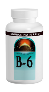 B-6　ピリドキシン　100mg 250タブレット Source Naturals （ソースナチュラルズ）