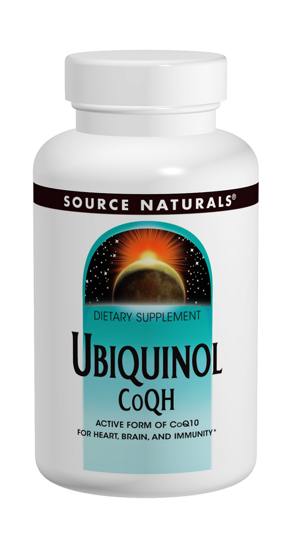 ユビキノール CoQH 100mg 90ソフトジェル Source Naturals （ソースナチュラルズ）