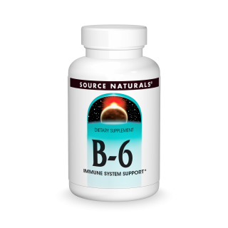 ビタミンB-6 (500mg ）100タブレット Source Naturals （ソースナチュラルズ）